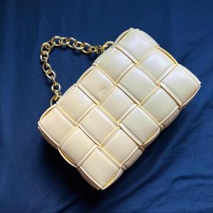 NEW Yellow Faux leather Cassette Bag Designer Lookalike